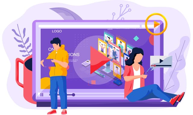 laptop screen with record button